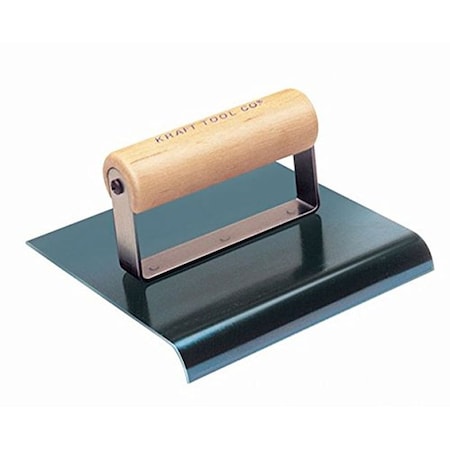 Kraft Tool 6 In. X 4 In. 1/2 In. R Blue Steel Edger - Wood Handle CF574